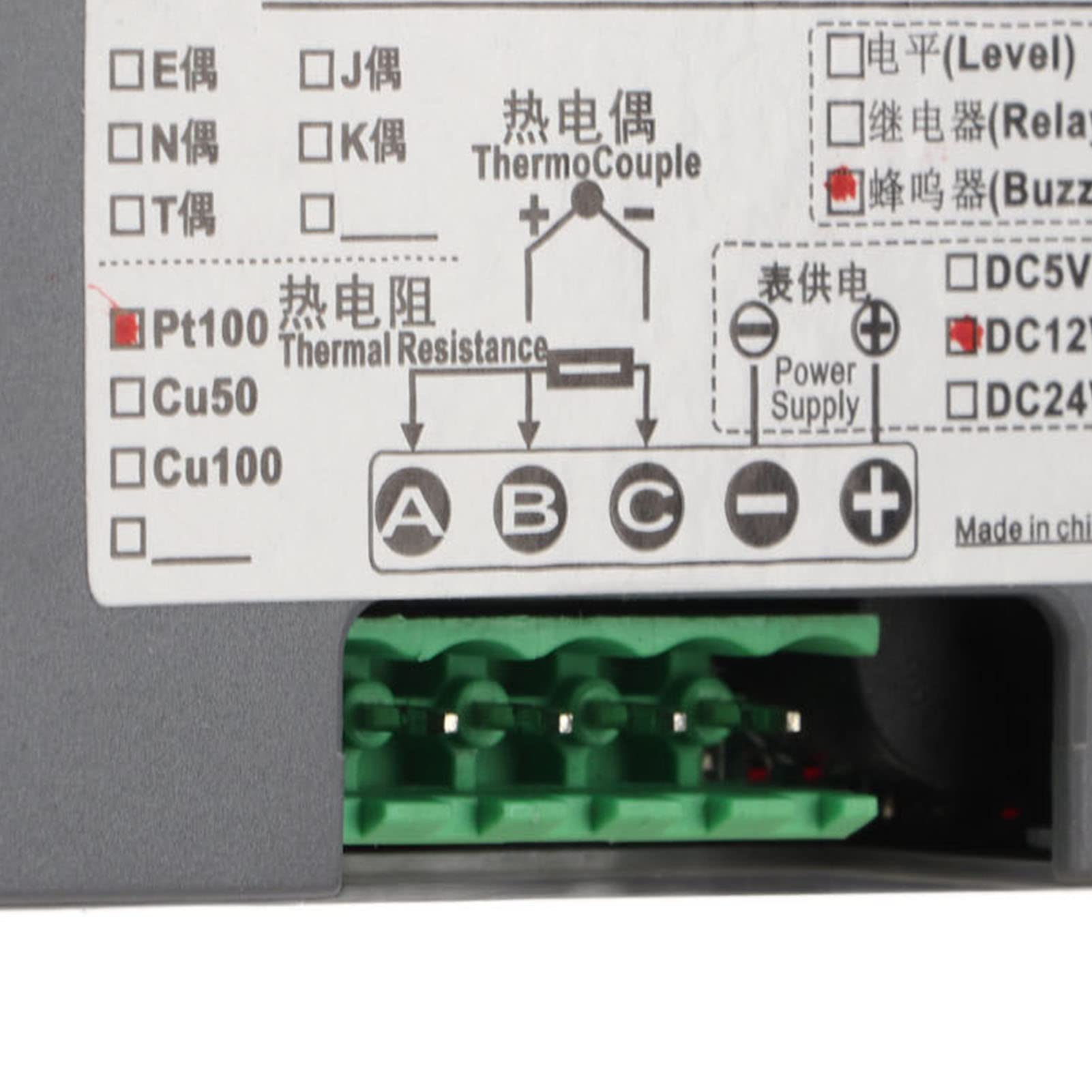 Digital Temperature Gauge for Industry with LED Display and High-199.9-600°C Range