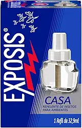 Exposis Casa, Repelente Eletrico Líquido, 1 Refil de 32,9ml