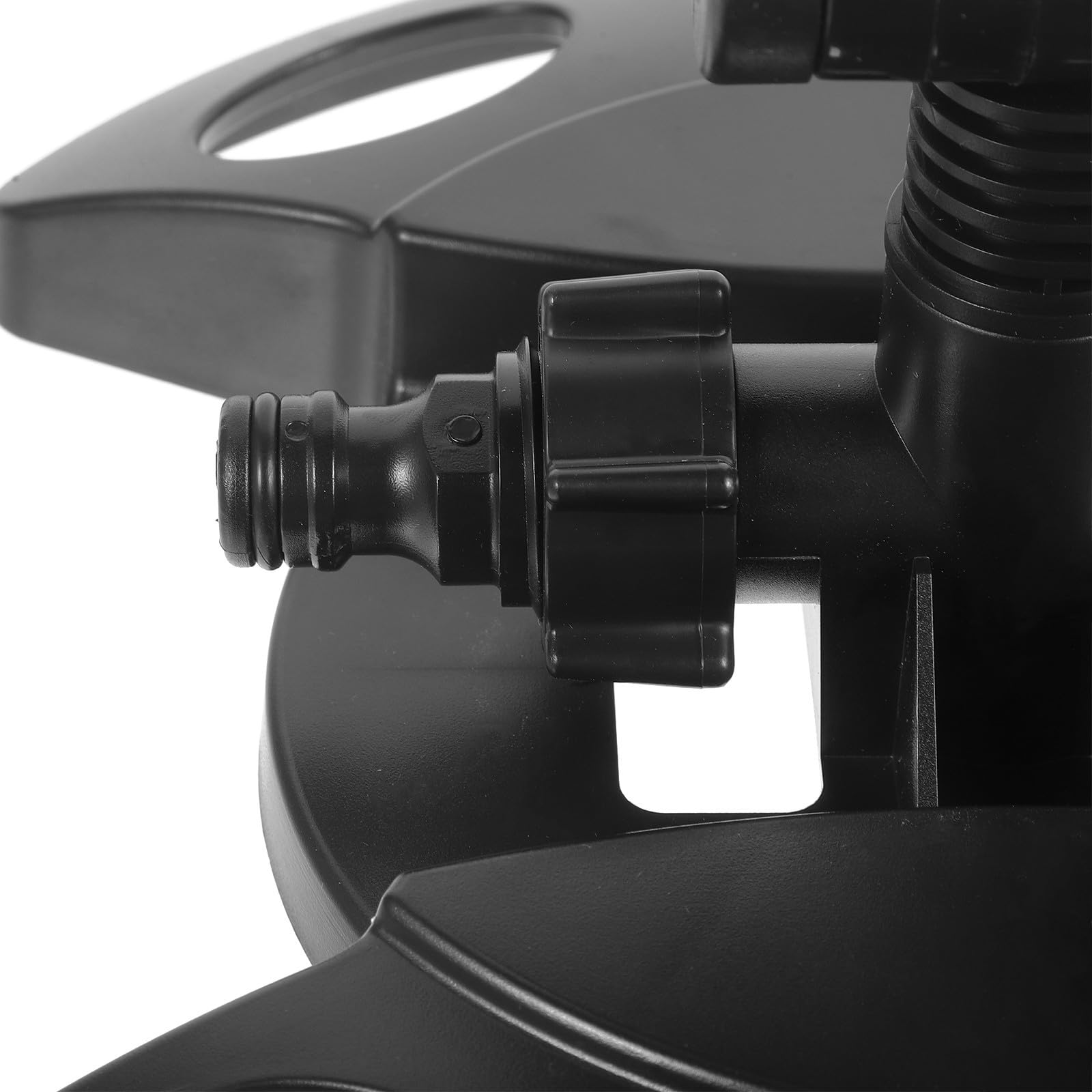 Aspersor de Césped Automático Oscilante de Plástico 16 Orificios | Caudal Regulable, Ángulo de Pulverización Ajustable, Aumenta el Área de Riego