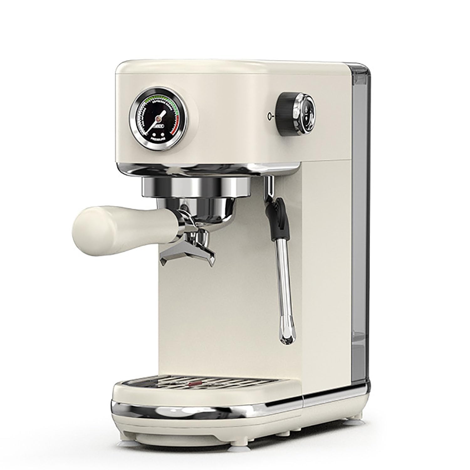 XCSCUK Espresso Machine,Compact Coffee Maker,with Pressure Gauge,with Steam Wand,for Cappuccino, Latte & Barista Coffee