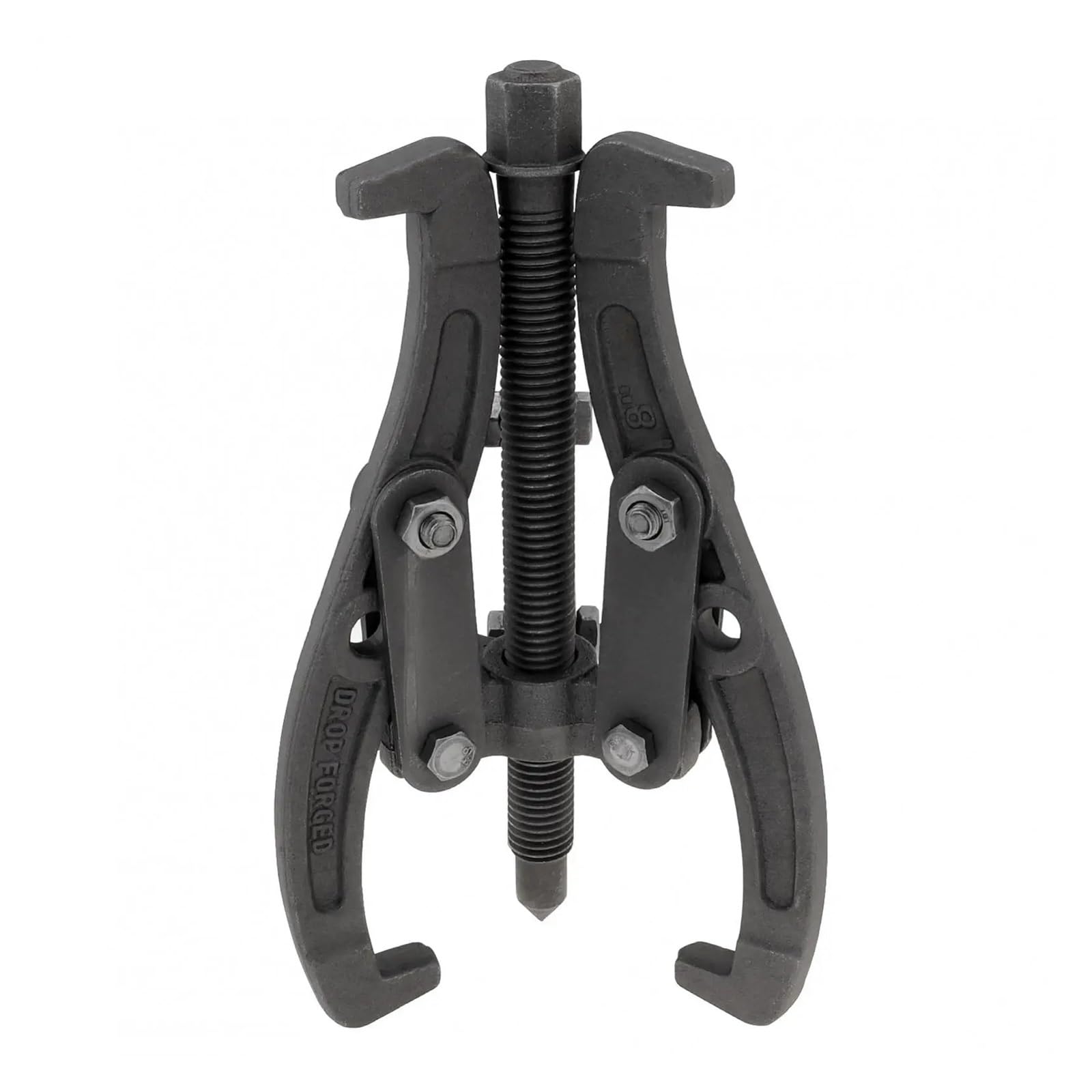 Kit de Herramientas de 200 mm y 8 Pulgadas para extracción de poleas, cojinetes y Volantes con 3 mordazas, Herramienta de guía de mordazas para Trabajo Pesado