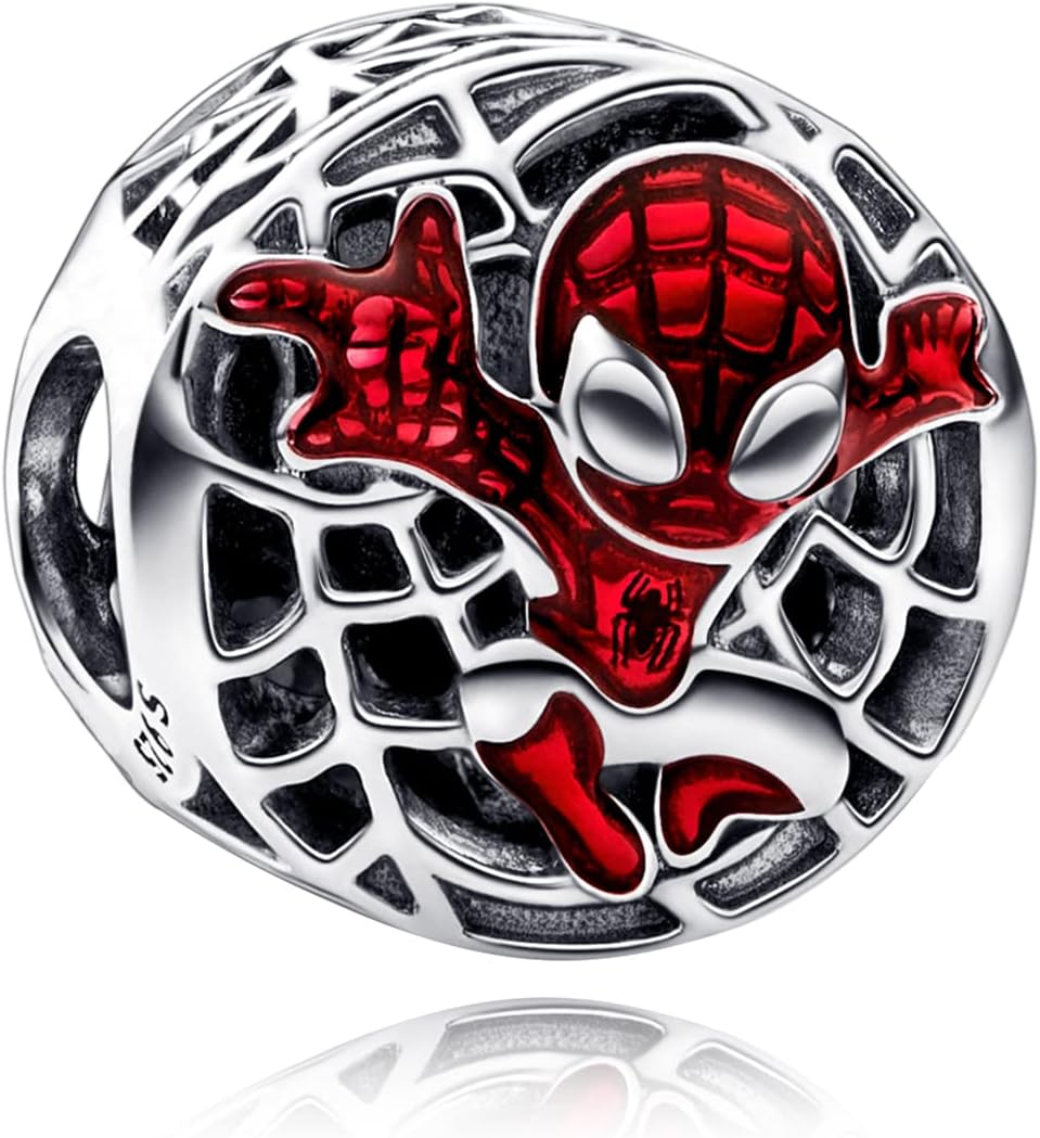 Cute Animal Robots Dangle Charm 925 Sterling Silver Charms for Bracelets and Necklaces Bead Charms with Cubic Zirconia Jewelry Gifts for Women Family Friends