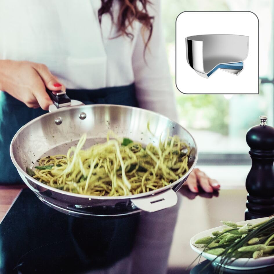 Amazon.com: Lagostina Salvaspazio 3 Stainless Steel Saucepans 18