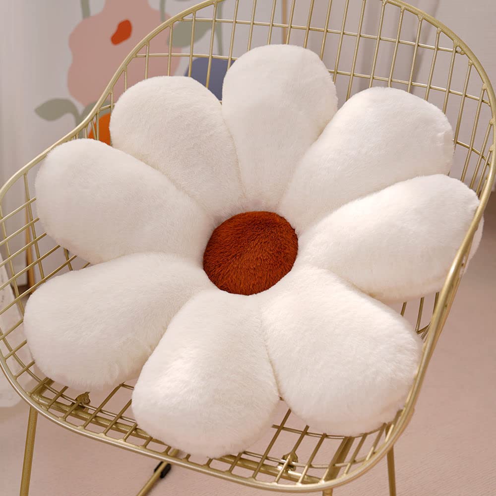 STAR FIRE Flower Pillow Cute Plush Flower Cushion Floor Pillow Cushions Casual Comfortable Pillow Room Decoration Pillows