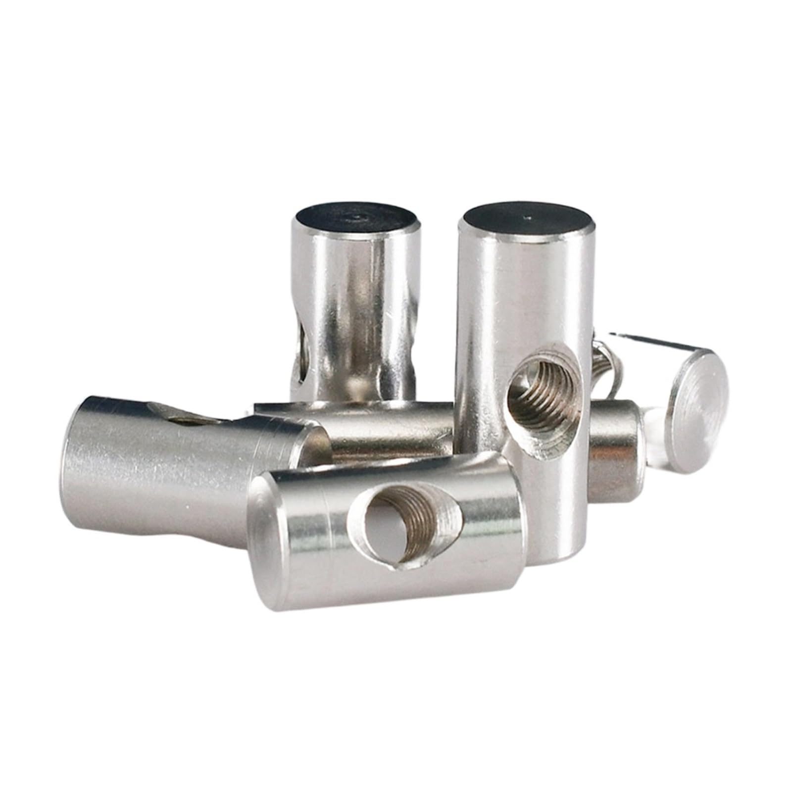 Tuerca de Barril ranurada para Muebles, Pernos cilíndricos M4 M5 M6 Pasador cilíndrico Clavija Martillo Tuerca incrustada(M4x10 (20Pcs))