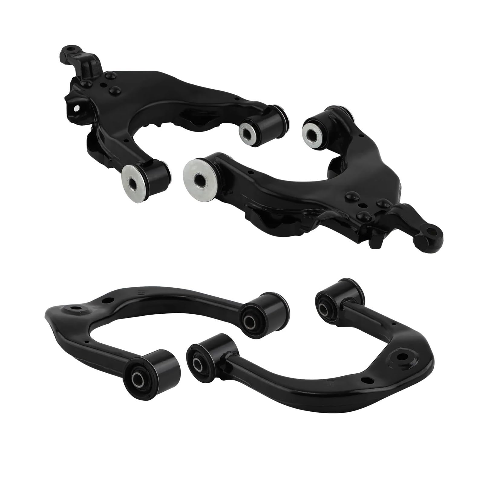 Zestaw wahaczy samochodowych do zawieszenia górnego i dolnego przedniego, kompatybilny z Toyota Tundra Pickup 2000-03, wahacze ze sworzniami kulowymi 4863034010 511-58138L 511-58138R 521-809 521
