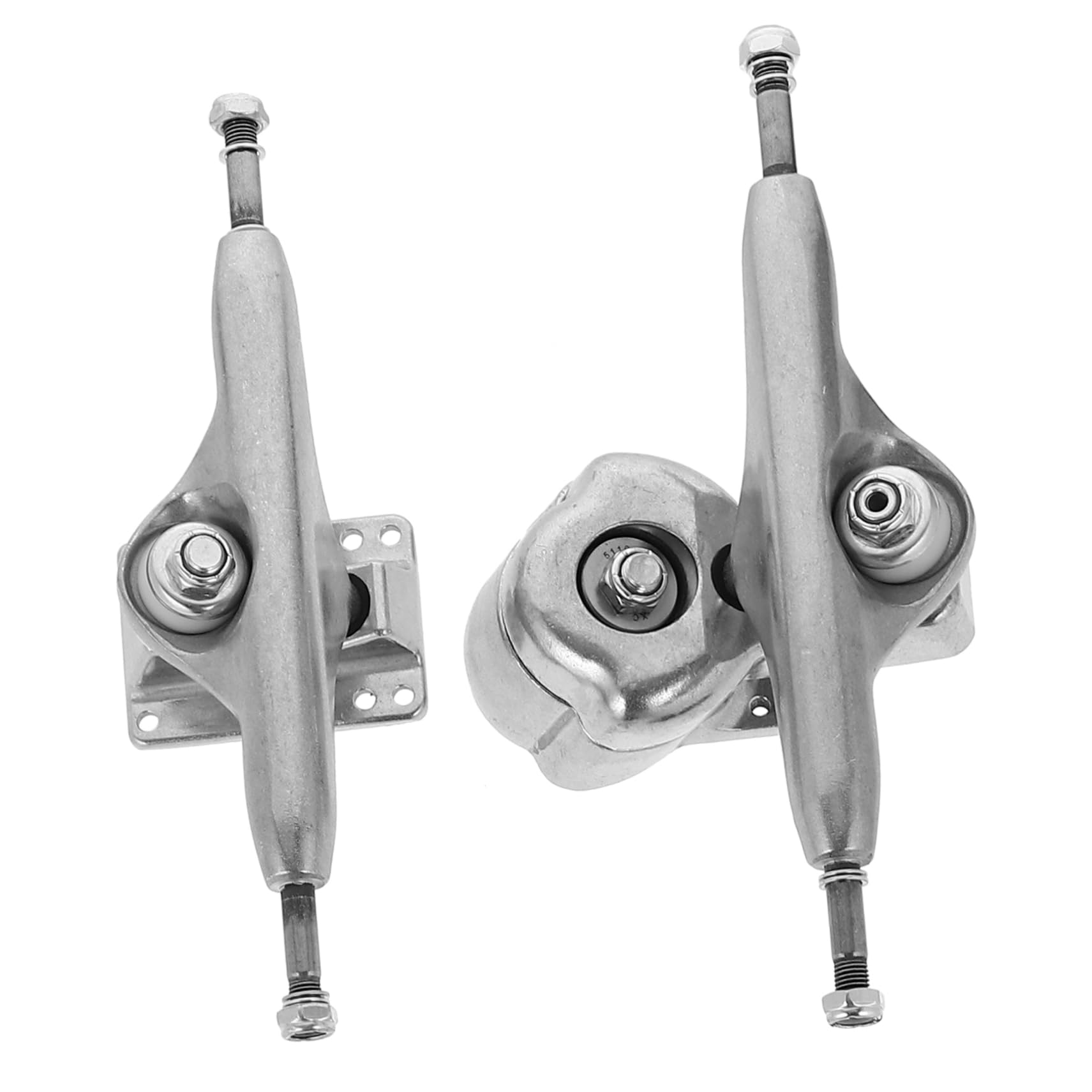 ARTSEWPLY 2pcs Land Surfboard Bracket Bridge Skateboard Truck Adapter with Spring Base Lightweight and Compact Design for Skateboard Modifications and Repairs