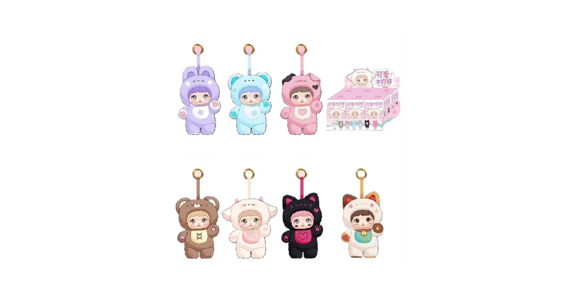 Nommi 可愛不打羊 loveliness never ends 6体セット Nommi 可愛不打羊 loveliness never ends 6体セット