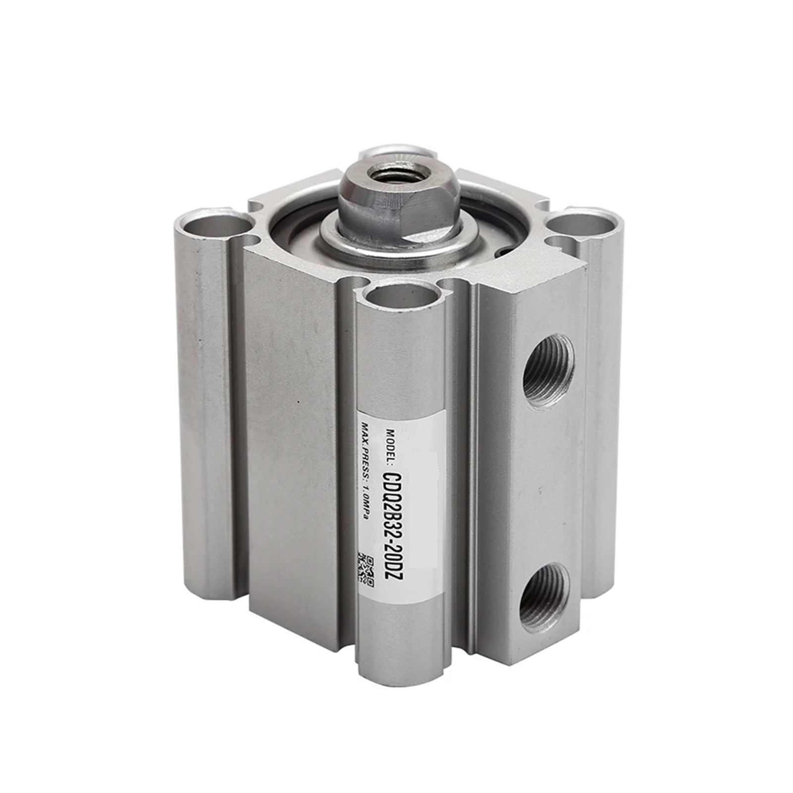 Vérin pneumatique CQ2B50-10DM à tige filetée mâle et compacité maximale