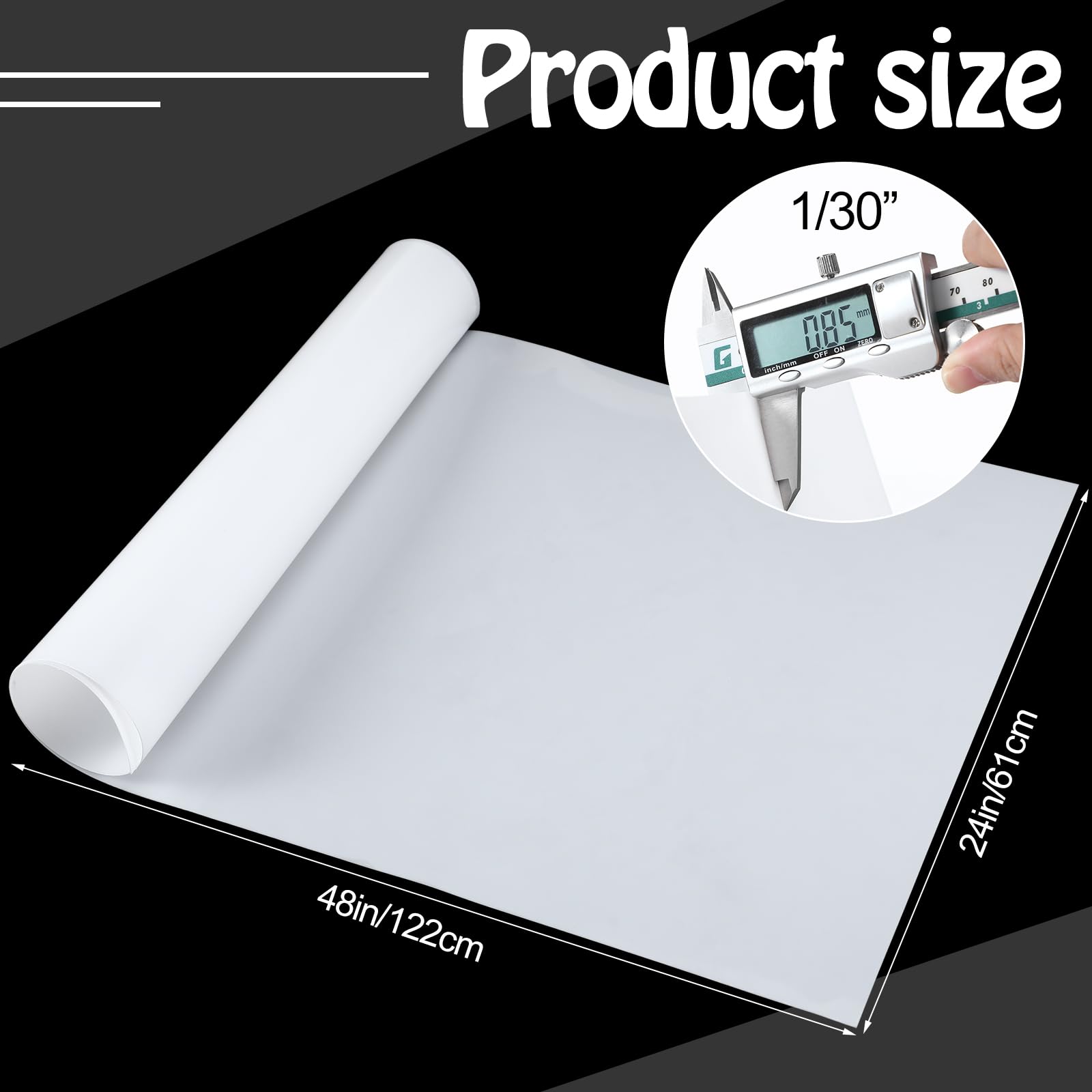 Plastic Sheets for Crafts - 2 Pack -2