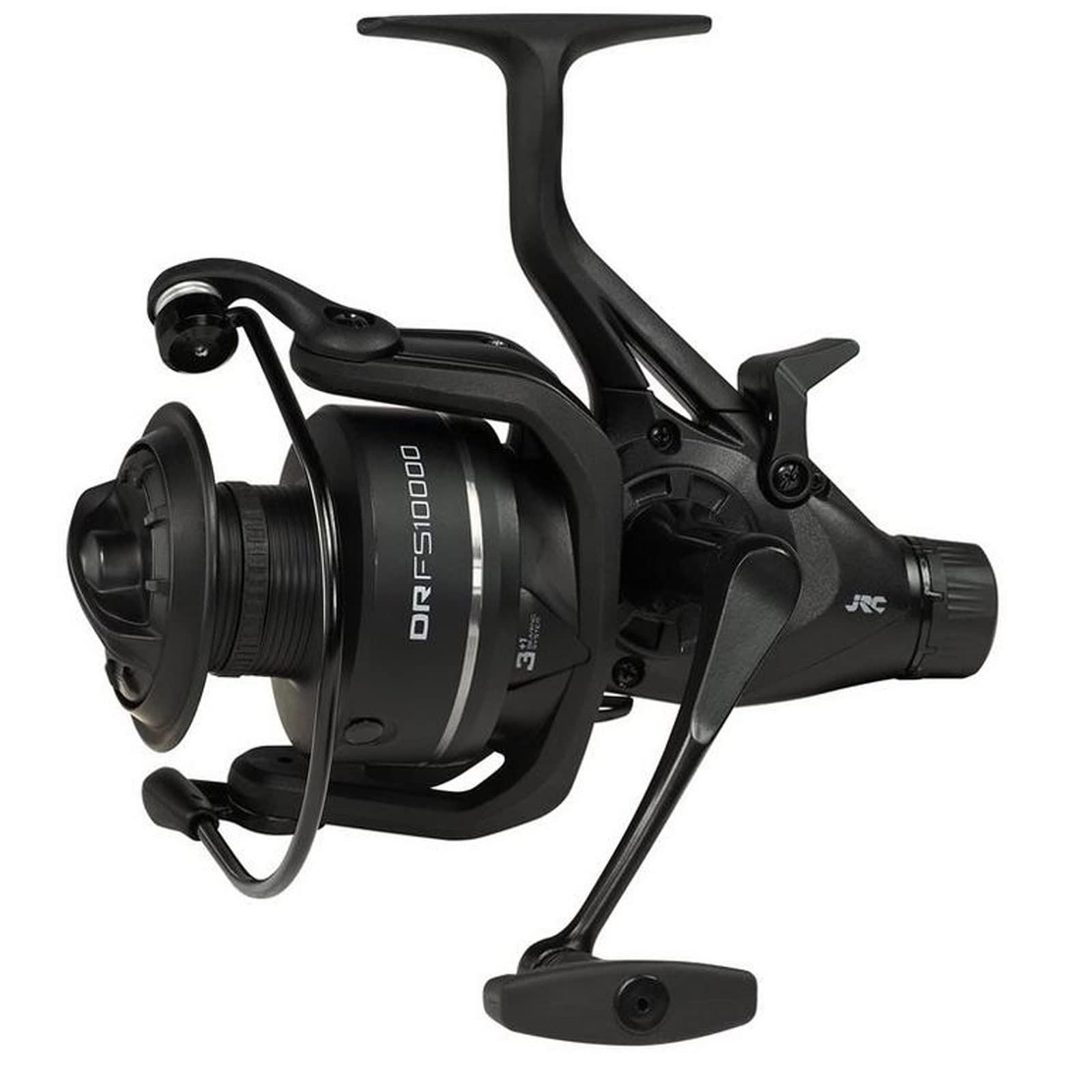 JRC Carrete de Pesca DR, Carretes giratorios, Pesca de Carpas, Unisex, Negro, 8000, Bobina Libre de Arrastre Delantero