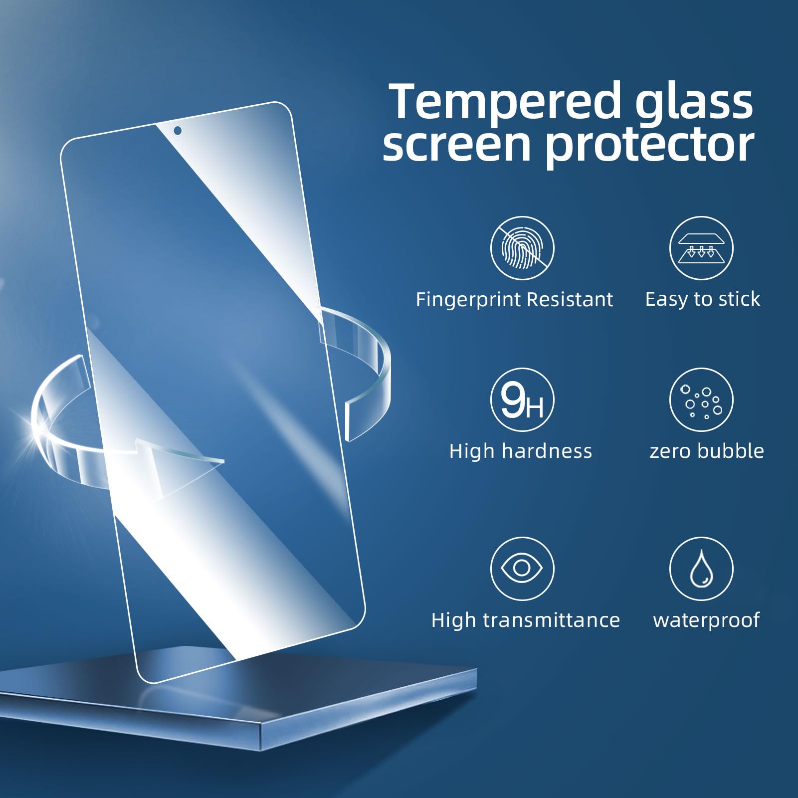 TingYR Vetro Temperato per Nokia 3.4, [Nessuna Bolla] [Durezza 9H