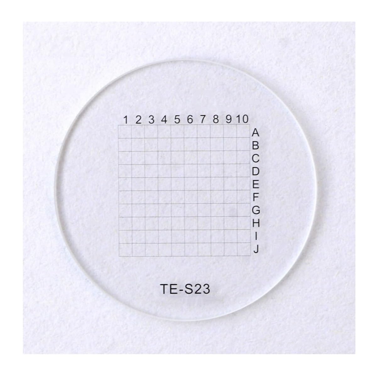 Lab Microscope Accessories Microscope Micrometer 963 20.4mm Number Letter Net Partition Board Optical Glass Grid Cell Value Scale Micrometer Microscope Eyepiece Micrometer(27mm)