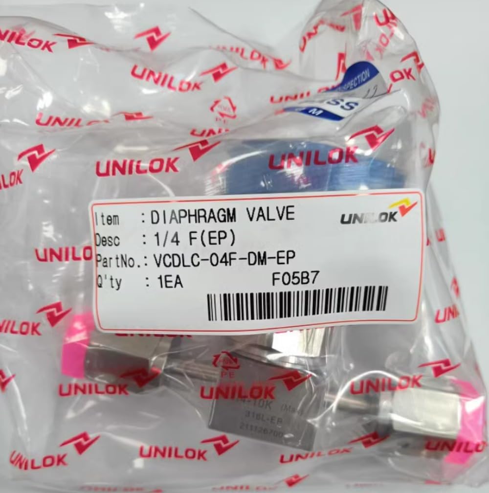 1PC NEW VCDLC-04F-DM-EP 1/4 low pressure diaphragm valve female head-