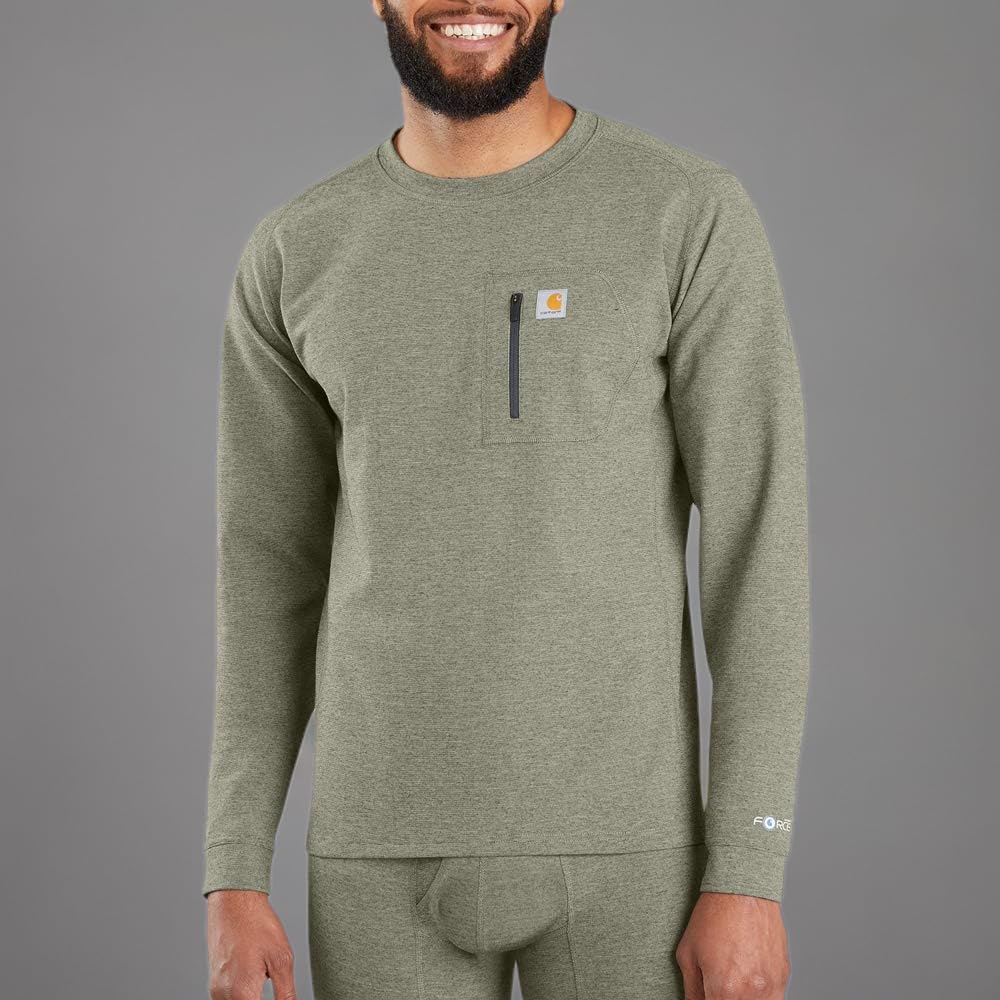 Carhartt Męski podkoszulek Base Force Heavyweight Crew