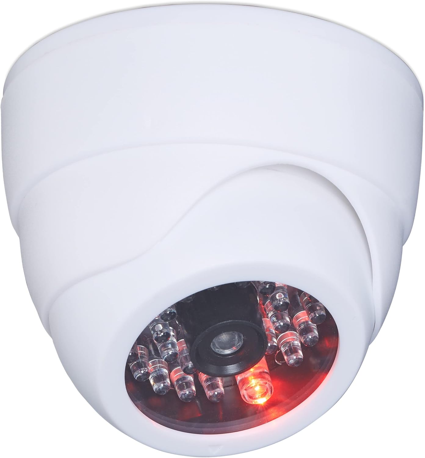 Relaxdays Dummy Camera, Flashing LED Light, Indoor & Outdoor, Burglar