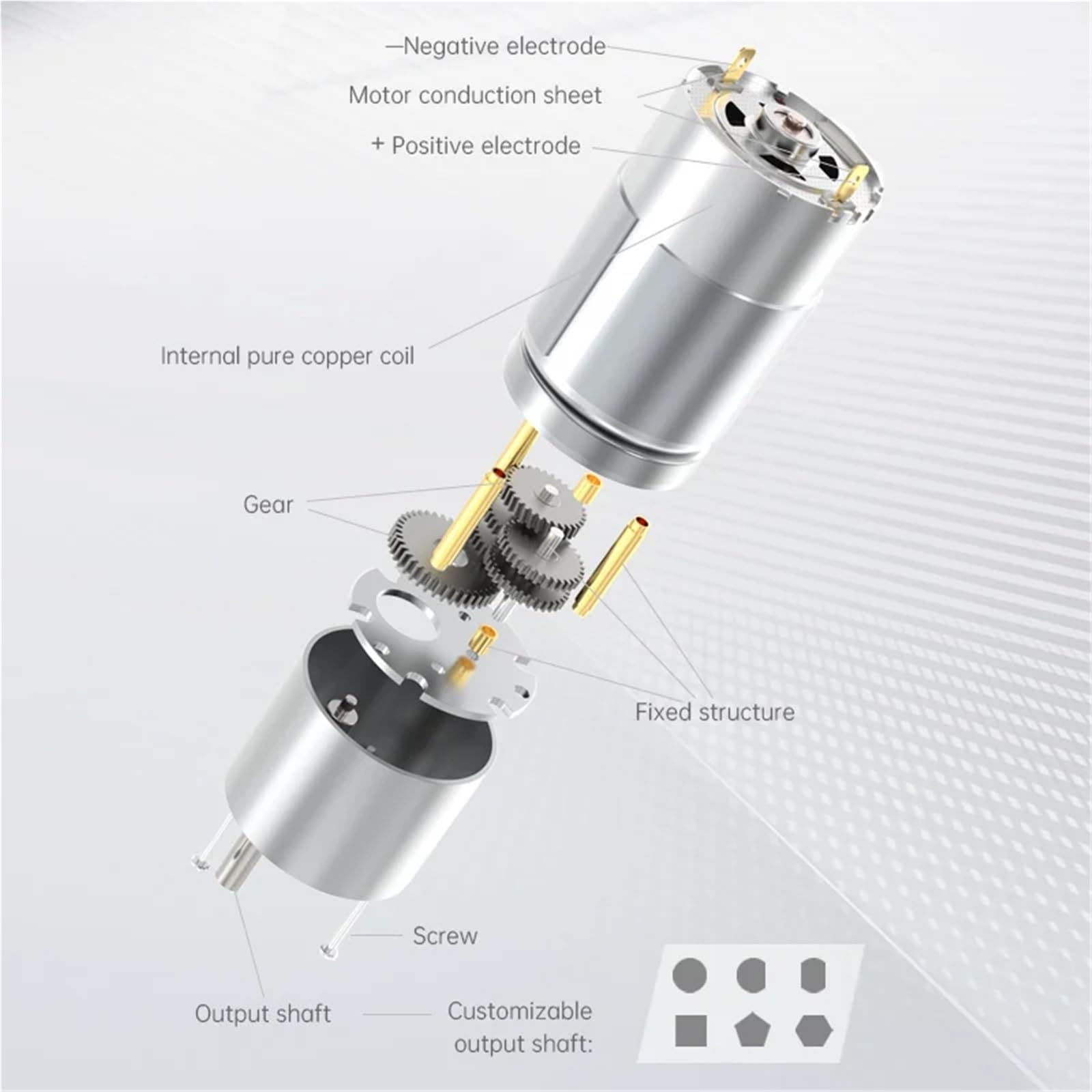 DC 12V/24V JGB37-545 Motor Elektromotor Hoge Koppel Reductie Excentermotor met Afname van de uitgangsas 8RPM ~ 1000RPM: 625, Spanning: 24V) (Kleur: 12v, Maat: 1000 DC 12V/24V JGB37-545 Motor Elektromotor Hoge Koppel Reductie Excentermotor met Afname van de uitgangsas 8RPM ~ 1000RPM: 625, Spanning: 24V) (Kleur: 12v, Maat: 1000