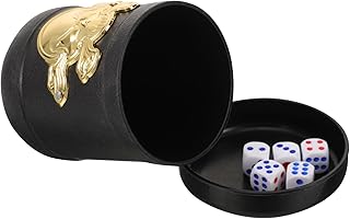 SEWOART 1 Conjunto Útil Para Copo De Dados Porta-Dados Adereços De Jogo Shaker De Dados Acessório De Jogo Acessórios De Dados Copos De Dados De Jogo Copo De Empilhamento De Dados Shaker