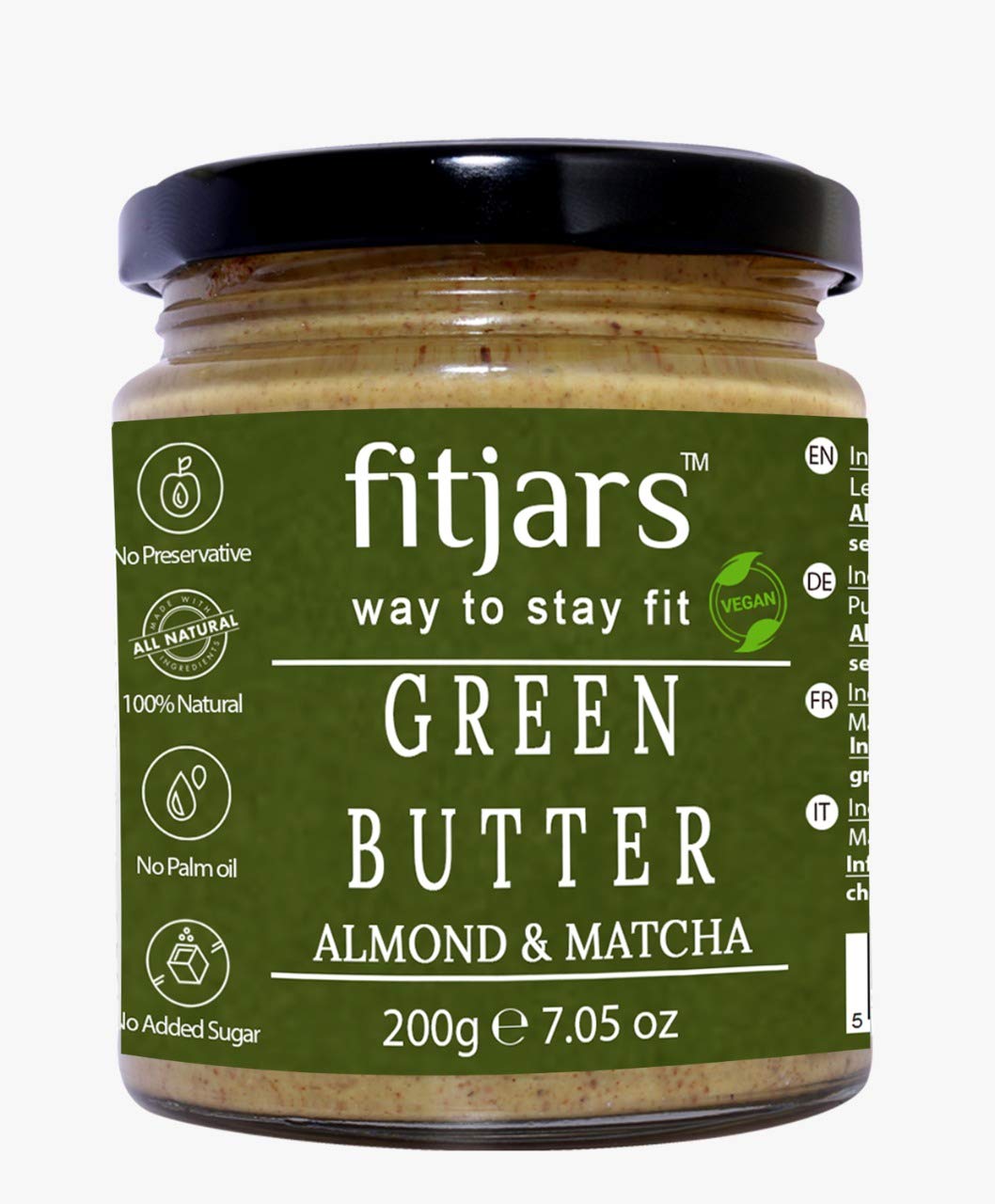 FITJARS Almond Butter with Motcha, 200 g nut butters,Stone grounded (B08MNQSZ3T) Amazon Price History, Amazon Price Tracker