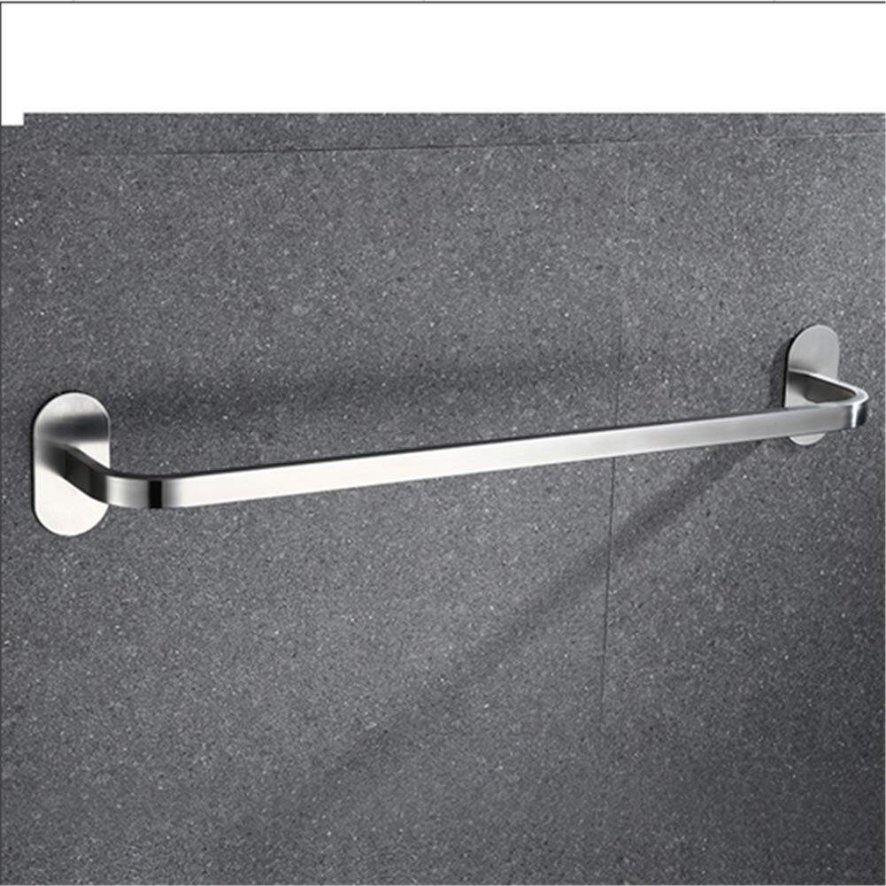 GLETSF Towel Rack Towel Rack Suction Cup Towel Bar Bathroom Wall Mount 75Cm/A Wire Drawing Process Bathroom Hardware-A-A