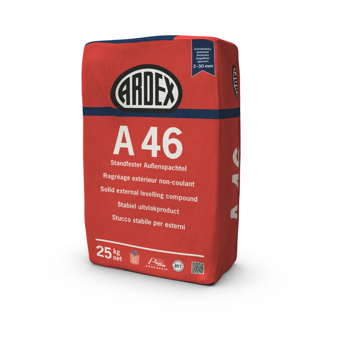 ARDEX A 46 - Masilla exterior estable (saco de 25 kg)