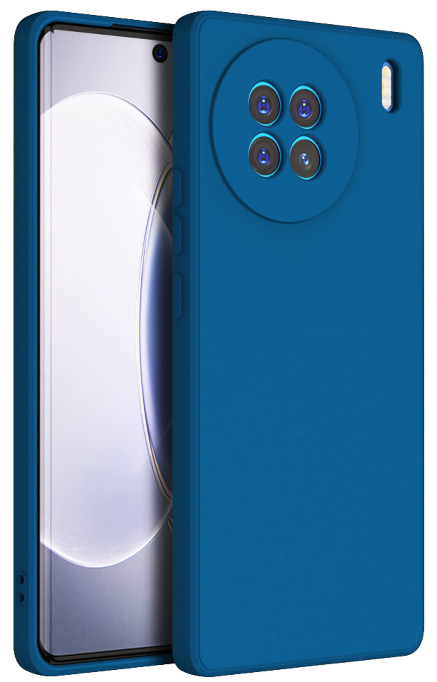 KAPA Matte Protective Lens Flexible Back Cover for Vivo X90 (5G) | Slim Silicone with Soft Lining Shockproof Full Body Bumper Case (Blue) (B0C2PJH6J2) Amazon Price History, Amazon Price Tracker