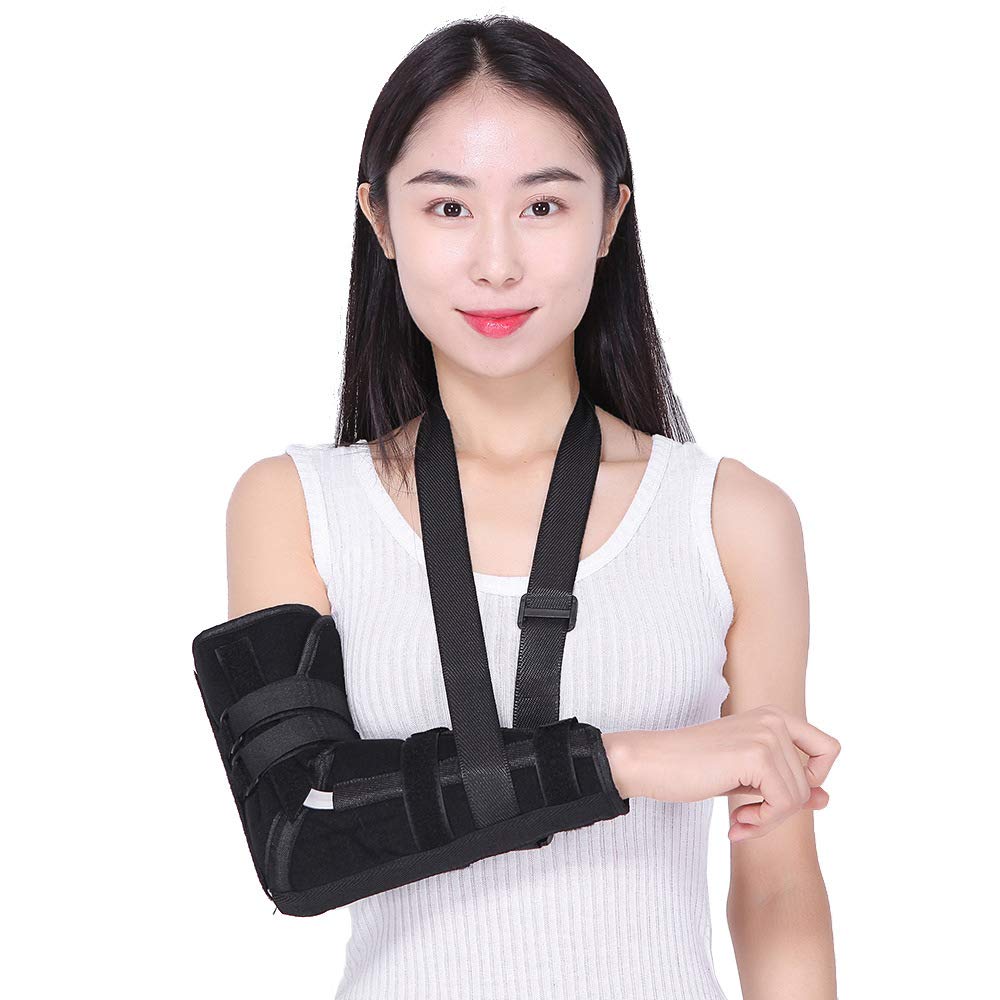 Soporte De Fijación De Articulación del Codo, Soporte De Rehabilitación para Fracturas De Miembros Superiores, Cabestrillo De Antebrazo Adecuado para Fracturas Y Esguinces De Muñeca