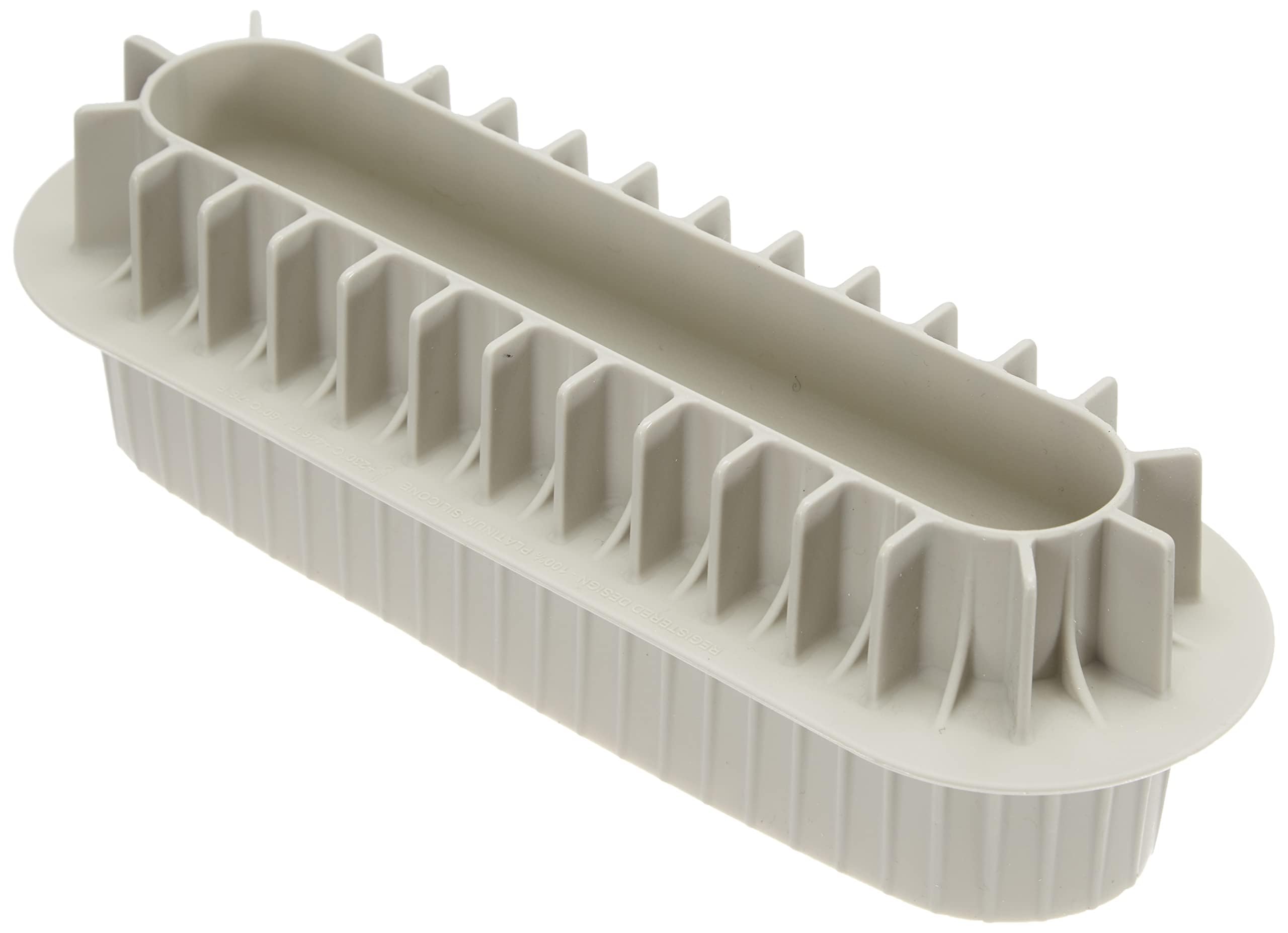 silikomart | Silikon-Backform für moderne Torten, mit Antihaftbeschichtung, 3D-Design, 200 x 35 mm, Höhe 30 mm, Volumen 190 ml, hergestellt in Italien