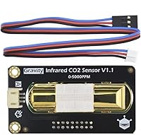 Vista 2 de DFRobot Gravedad: Sensor infrarrojo analógico de CO2 para Arduino (400 ~ 5000 ppm)