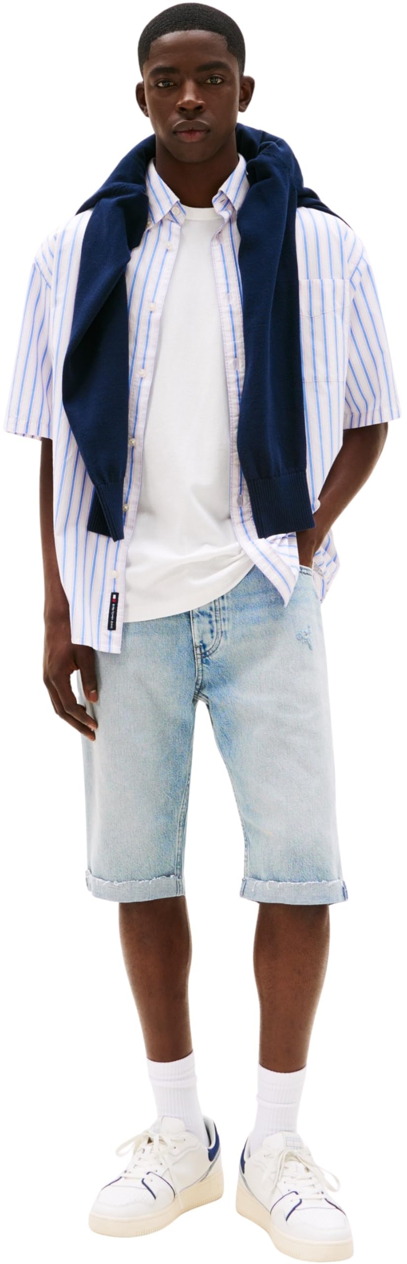 Tommy Jeans - Ryan Short CBF Ci8010 Dm0dm21721, Pantaloncini 5 Tasche Unisex - Adulto