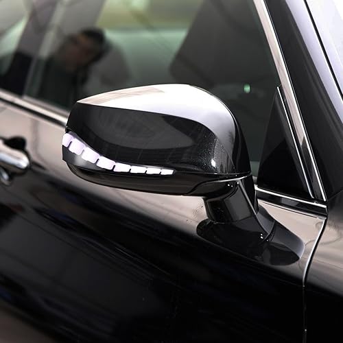 Miniatura 7 de LED Side Mirror Marker Light for Infiniti Q50 Q60 Q70 QX50 QX60 QX70 Indicator Lamps DRL Dynamic Turn Signal Upgraded Mirror LED Blinker Replacement