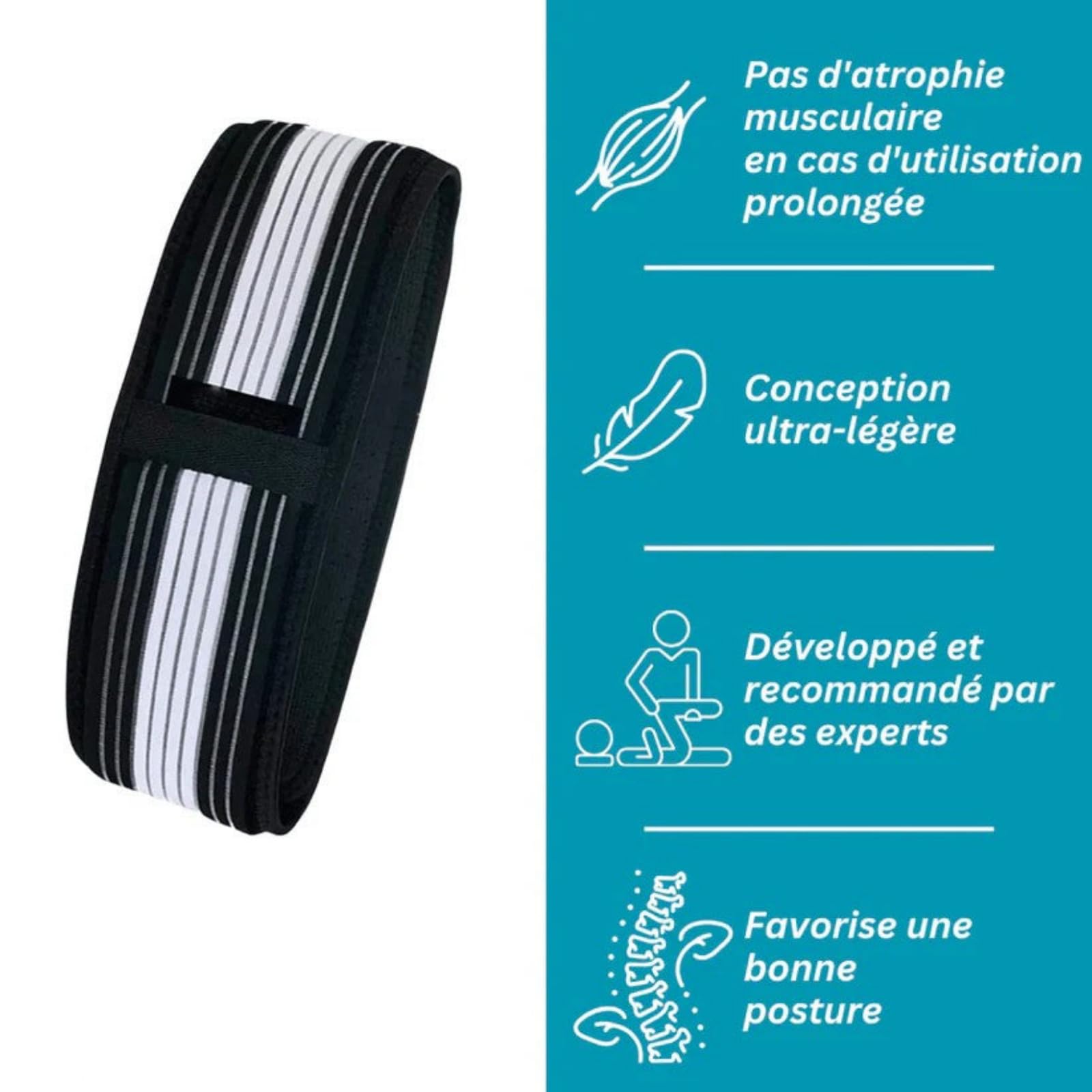 MEIION Ceinture,Bande Abdominale Pelvienne,Soutien Articulation Sacro-iliaque Unisexe,Tissu Respirable Réglable,pour Récupération Post-Partum et Soutien Lombaire