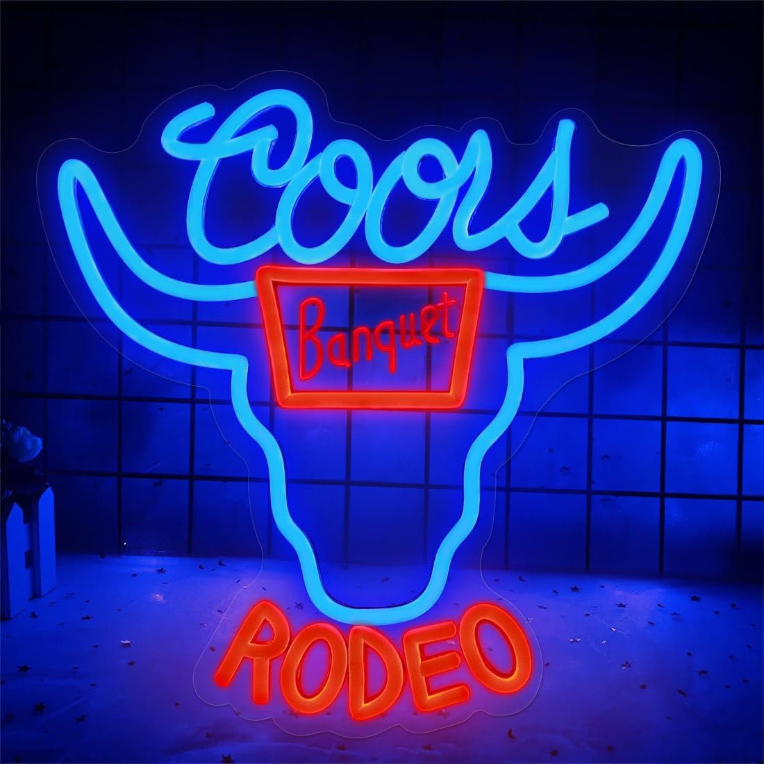 Beer Neon Sign,Neon Lights Led Signs for Bedroom Wall,Bar Sign,Man Cave Decor, Western Home Decor,Christmas Birthday Party Gift With Dimmable Switch (12.6 x 12.2 inch)