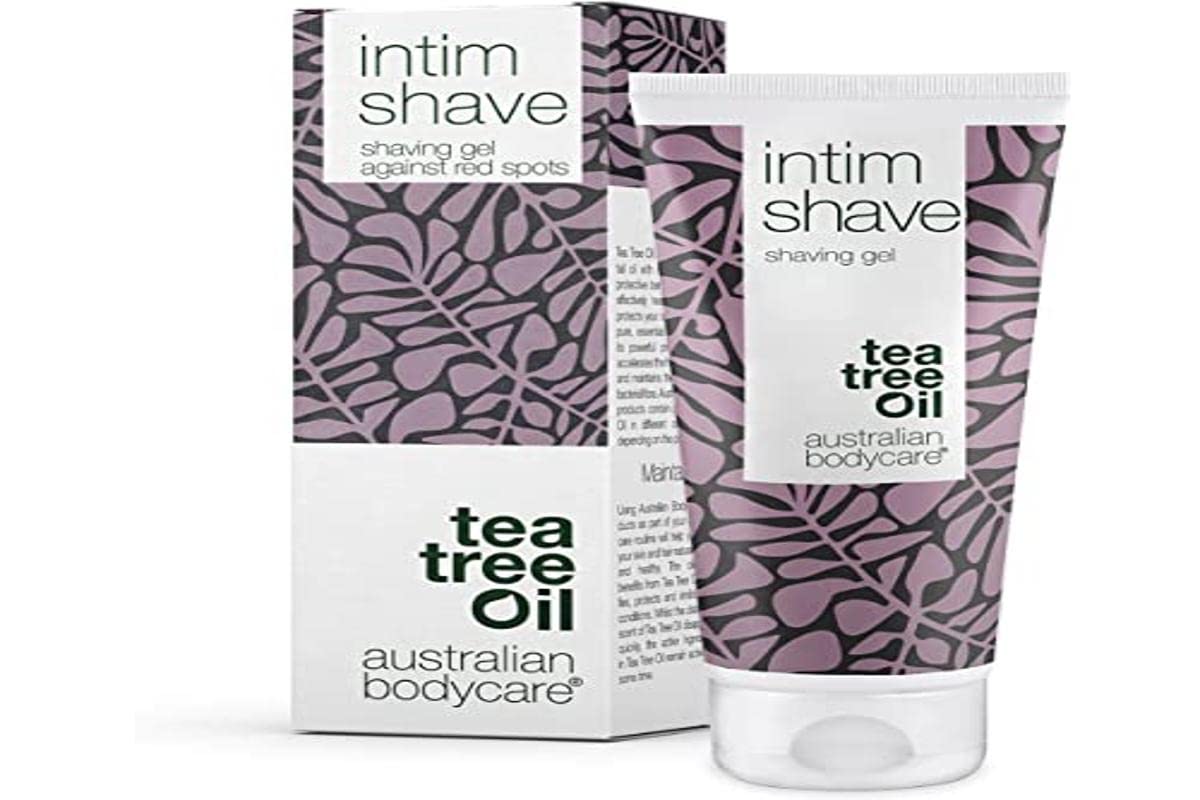Australian Bodycare intim Shave 100ml - Intimate Shaving Gel with Tea Tree Oil for Ingrown Hairs, Irritation & Razor Bumps, for Bikini line Shaving and Shaving The Intimate Area, pH Balanced (100 ml)