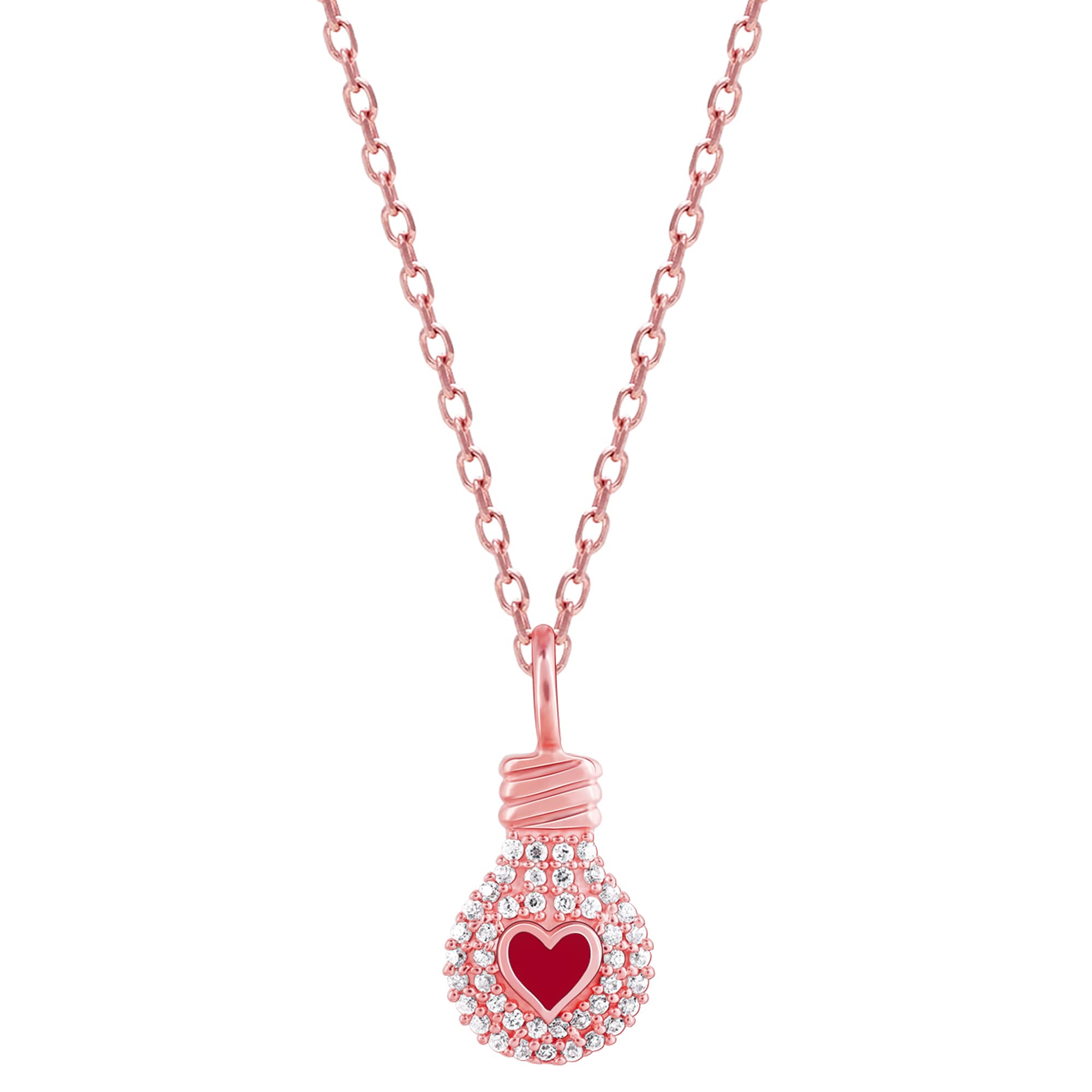 GIVA 925 Silver Rose Gold Light of My Life Pendant with Link Chain | Gifts for Girlfriend,Pendant to Gift Women & Girls | With Certificate of Authenticity and 925 Stamp | 6 Months Warranty* (B0BTZ1B56Z) Amazon Price History, Amazon Price Tracker