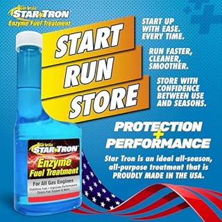 Star Tron Enzyme Fuel Treatment Concentrate, 16 Fl. Oz. – Treats up to 256 Gallons – Rejuvenate & Stabilize Old Gasoline, Cure Ethanol Problems, Improve MPG, Reduce Emissions, Increase Horsepower