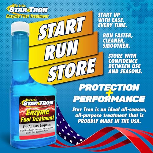 STAR BRITE Star Tron Enzyme Fuel Treatment - Concentrated Formula 32 Fl. Oz. – Treats up to 512 Gallons - Fuel