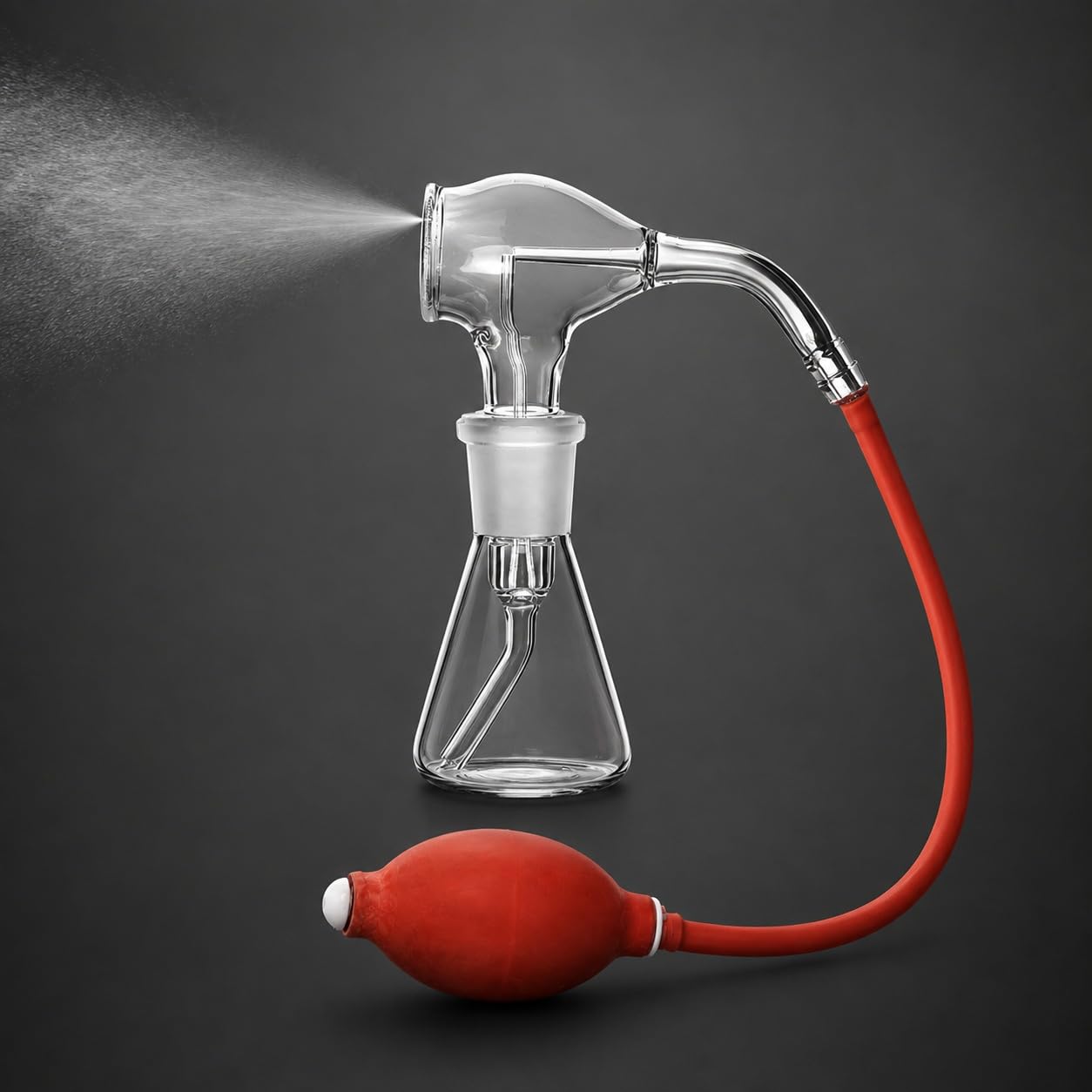Borokrzemowy Atomizer Odczynnika Gumowa Pompka-Przezroczyste 100ml
