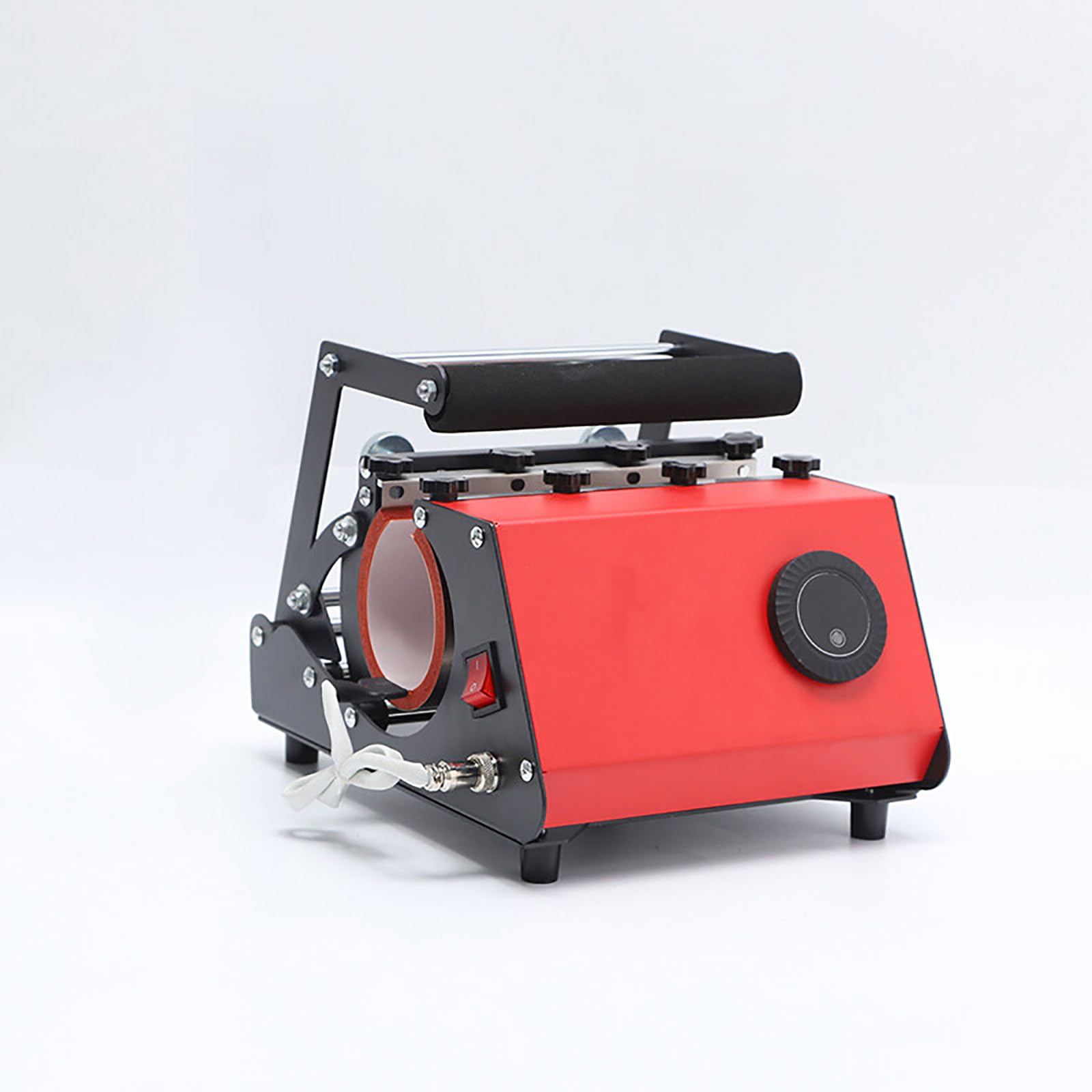 Prensa Térmica para Vaso (620 W), Rango De Tiempo: 0~999 S, Rango De Temperatura: 40~210 ℃, para 11~30 OZ, Perilla De Ajuste De Presión+manija De Operación, Perilla De Ajuste,30 oz