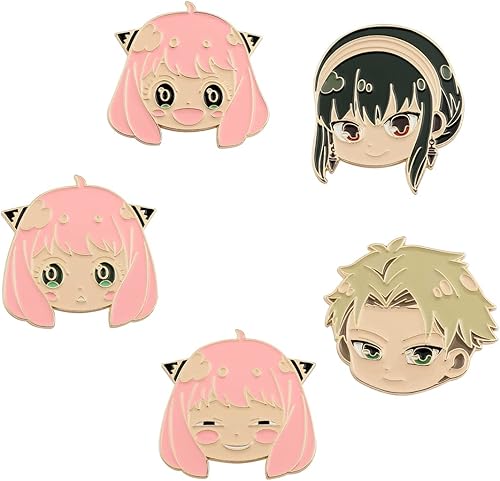 Alfileres de esmalte de anime figura familiar Twilight Yor Anya Forger broche de insignia de solapa colección de anime regalos de cosplay para la