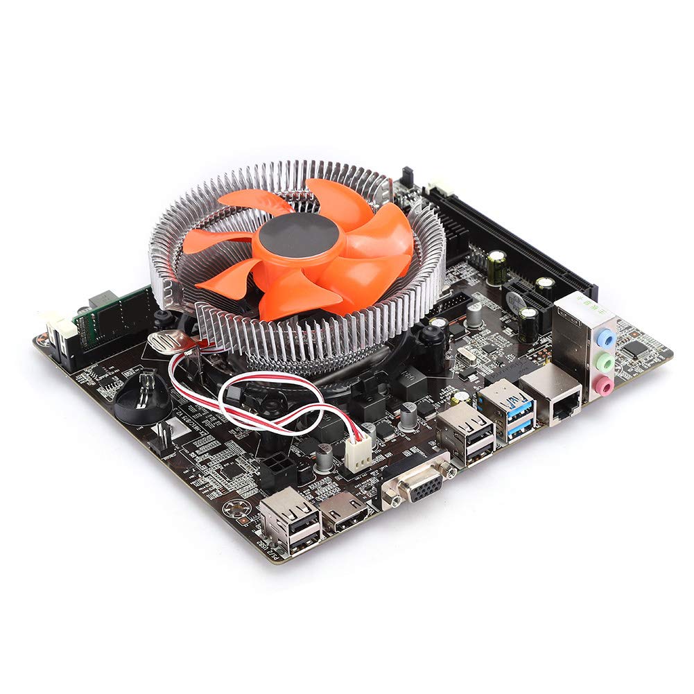 Sxhlseller Conjunto de Placa Base de Escritorio I5, Placa Base B75 Memoria DDR3 VGA 4G HDMI Salida Dual Dual-USB 3.0 SATA3 Piezas de Computadora