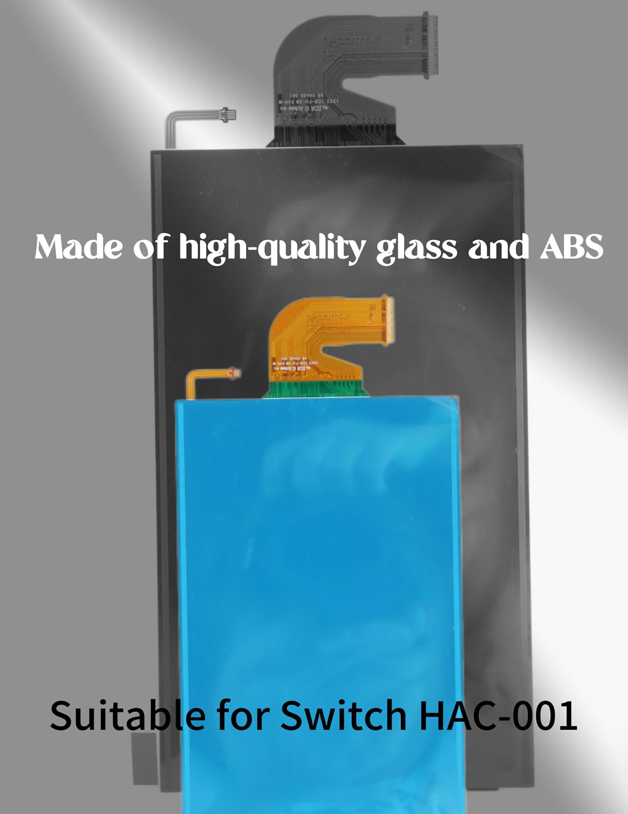 Écran LCD, écran De Remplacement pour Console De Jeu avec écran Tactile, Découpes Et Interfaces Précises, écran LCD Numérique Compatible pour Switch HAC‑001