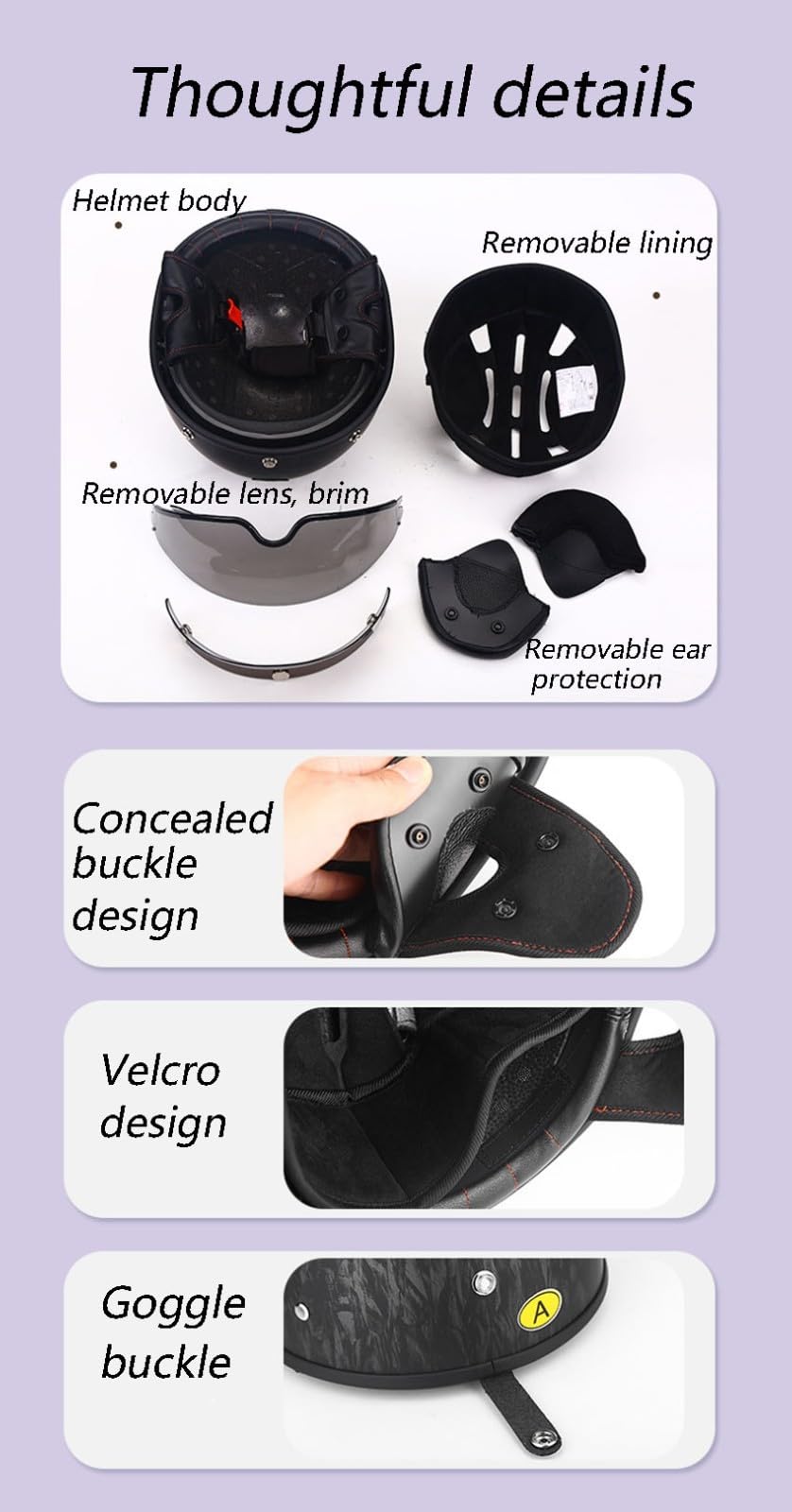 Retrò Elmetto Tedesco Casco Motociclista Caschi Cromwell DOTECE Omologato Bluetooth Caschi Moto Jet E Demi-Jet Con Visiera Mezzo Casco Per Scooter Street Uomo Donna