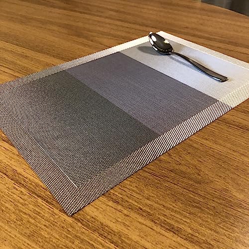 Kit Lugar Americano 6 Un Oferta (Prateado Degradê)