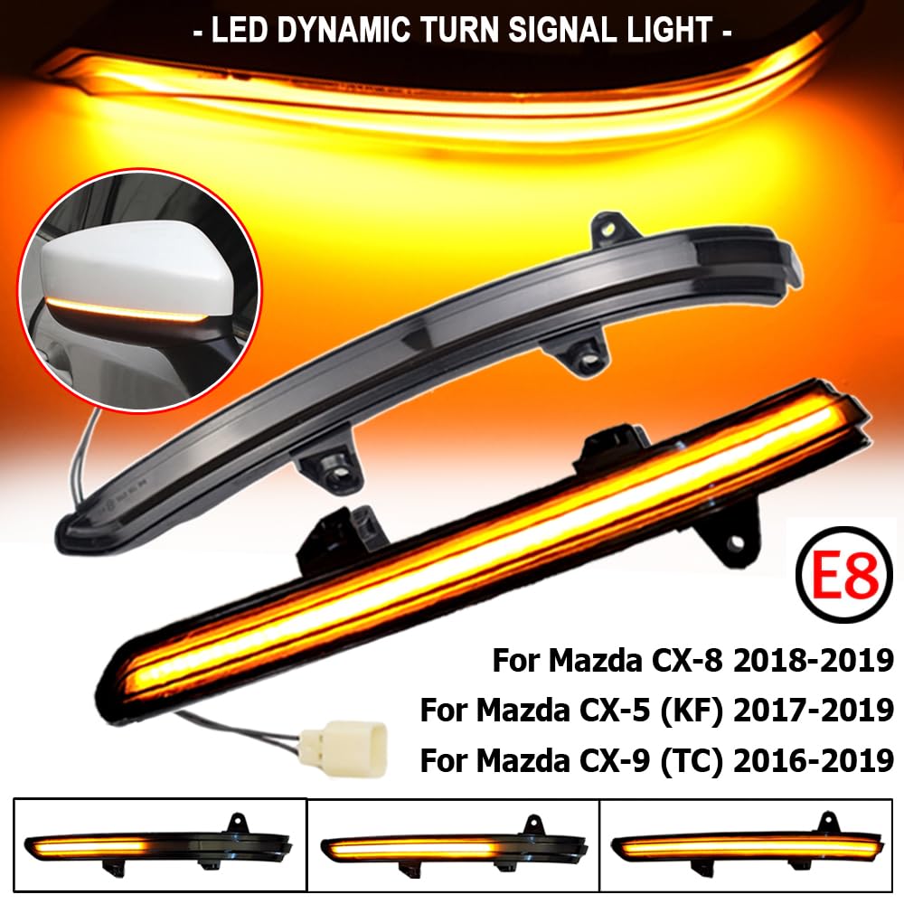 Amazon.com: Led Turn Signal Light Side Mirror Blinker Sequential