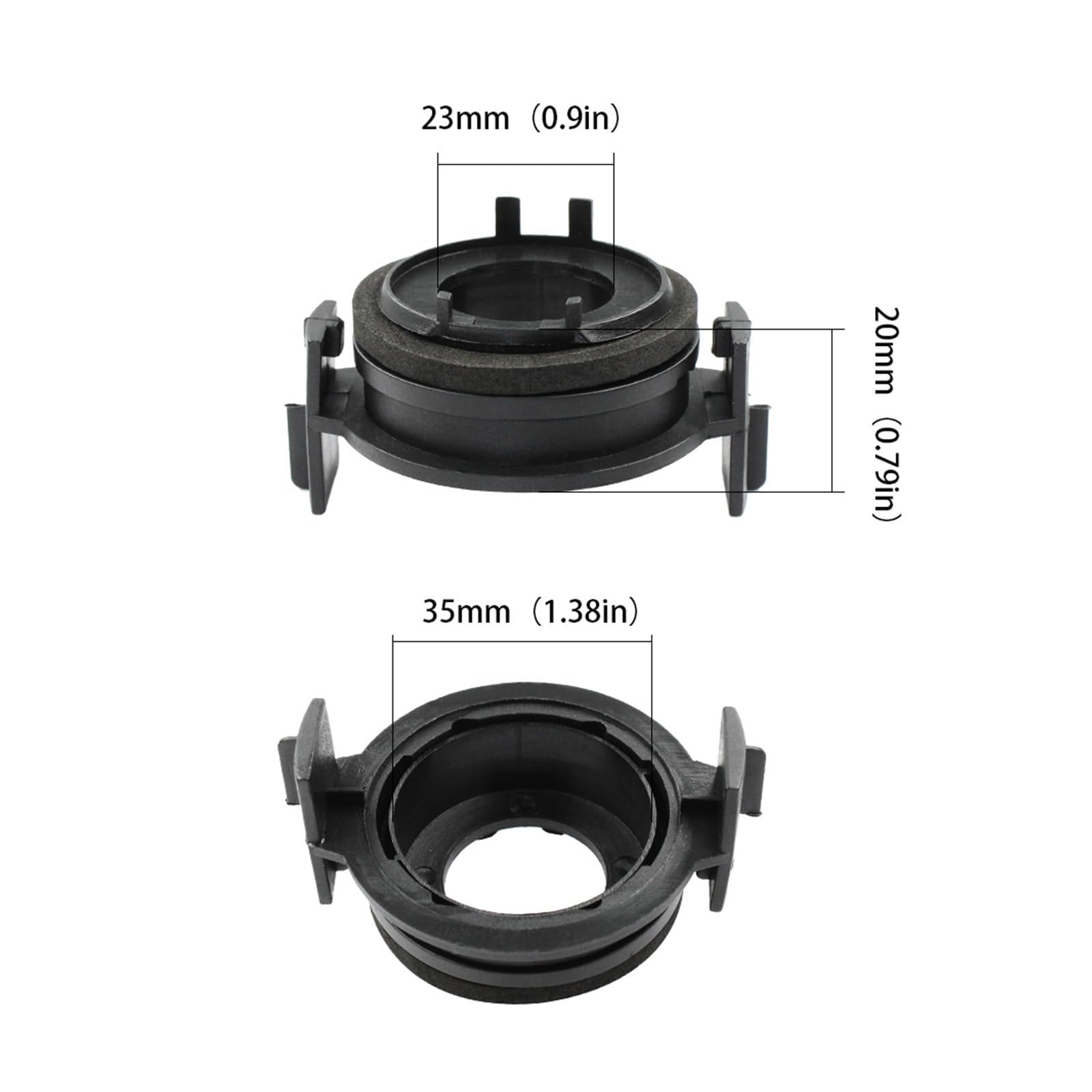 WXHHSM - Adaptador de retención de bombilla LED H7 para soporte de base para 3 series E46