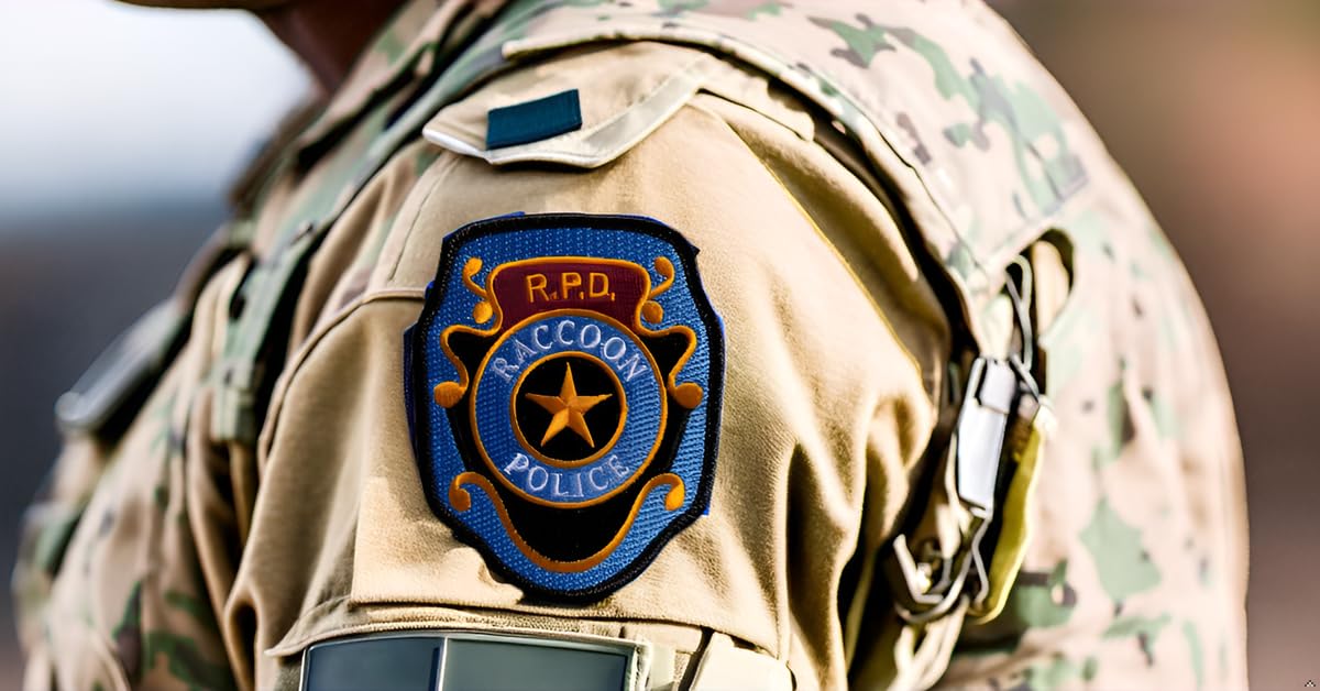 Amazon.com: Raccoon Police R.P.D Patch (3.5 inch-Hook Fastener-R1