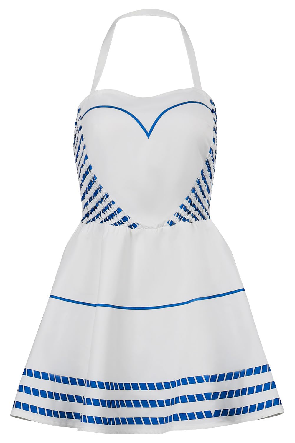 Movie 2023 Doll Costume Women Pink A Line Slip Dress Retro 80s Cosplay Cocktail Dress Halloween Outfit Bow Necklace