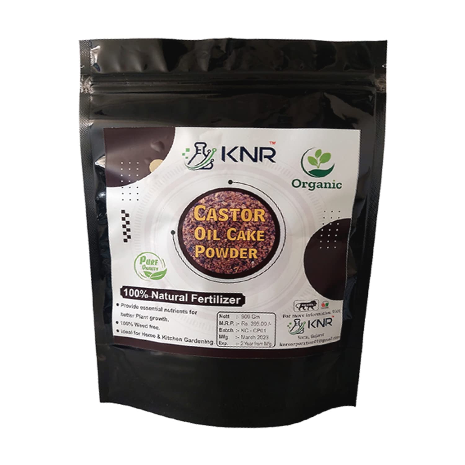 KNR Organic Castor Cake Powder Fertilizer 1.8 Kg I Nitrogen Rich Fertilizer I Organic Manure for Home Garden - (1.8 kg) (B0C1VNW497) Amazon Price History, Amazon Price Tracker