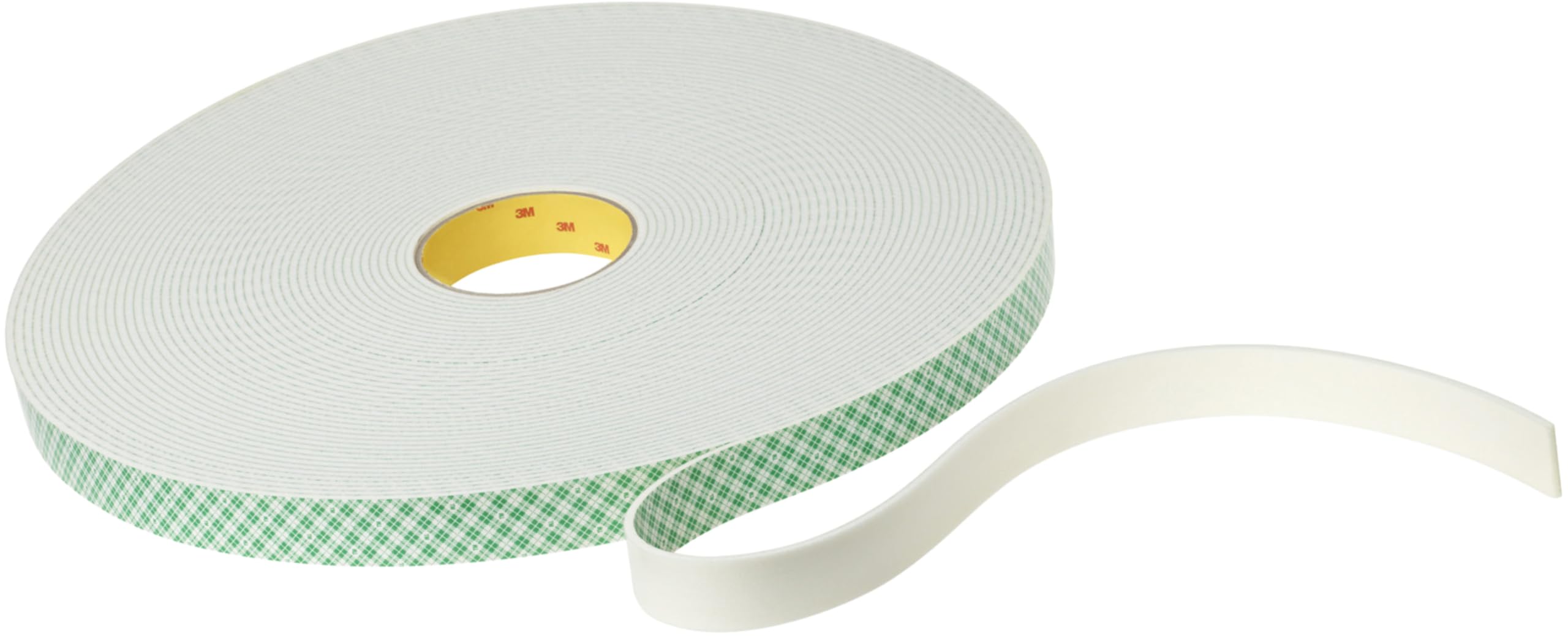 3M Ruban Mousse Double Face Polyuréthane 4032, 19 mm x 10 m, 0.8 mm